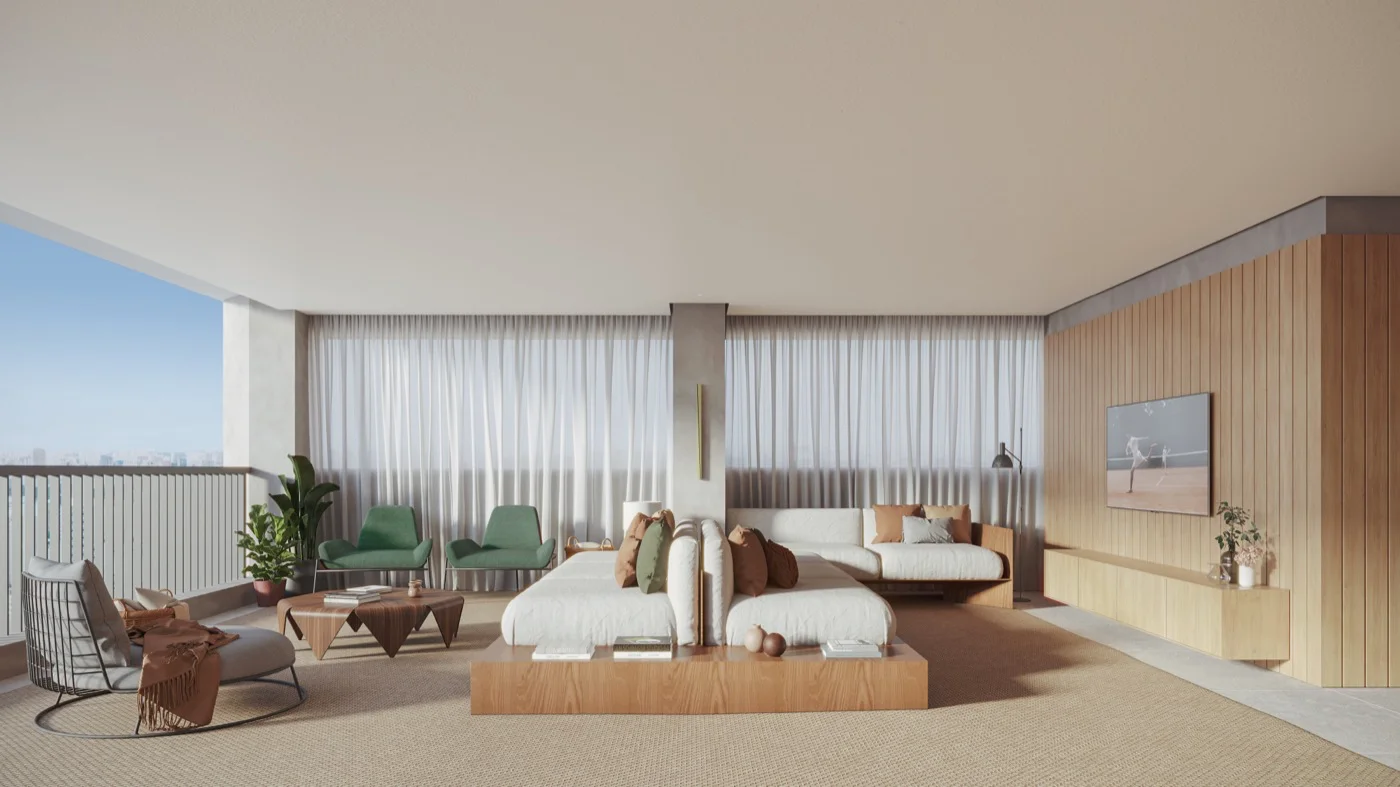 Sala de estar e home theater